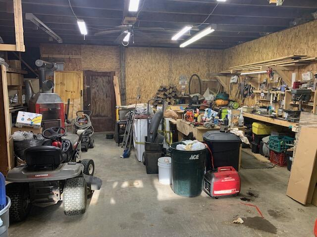 44 Howard Road Strong, ME 04983 - Photo 27 of 28 Workshop area in garage