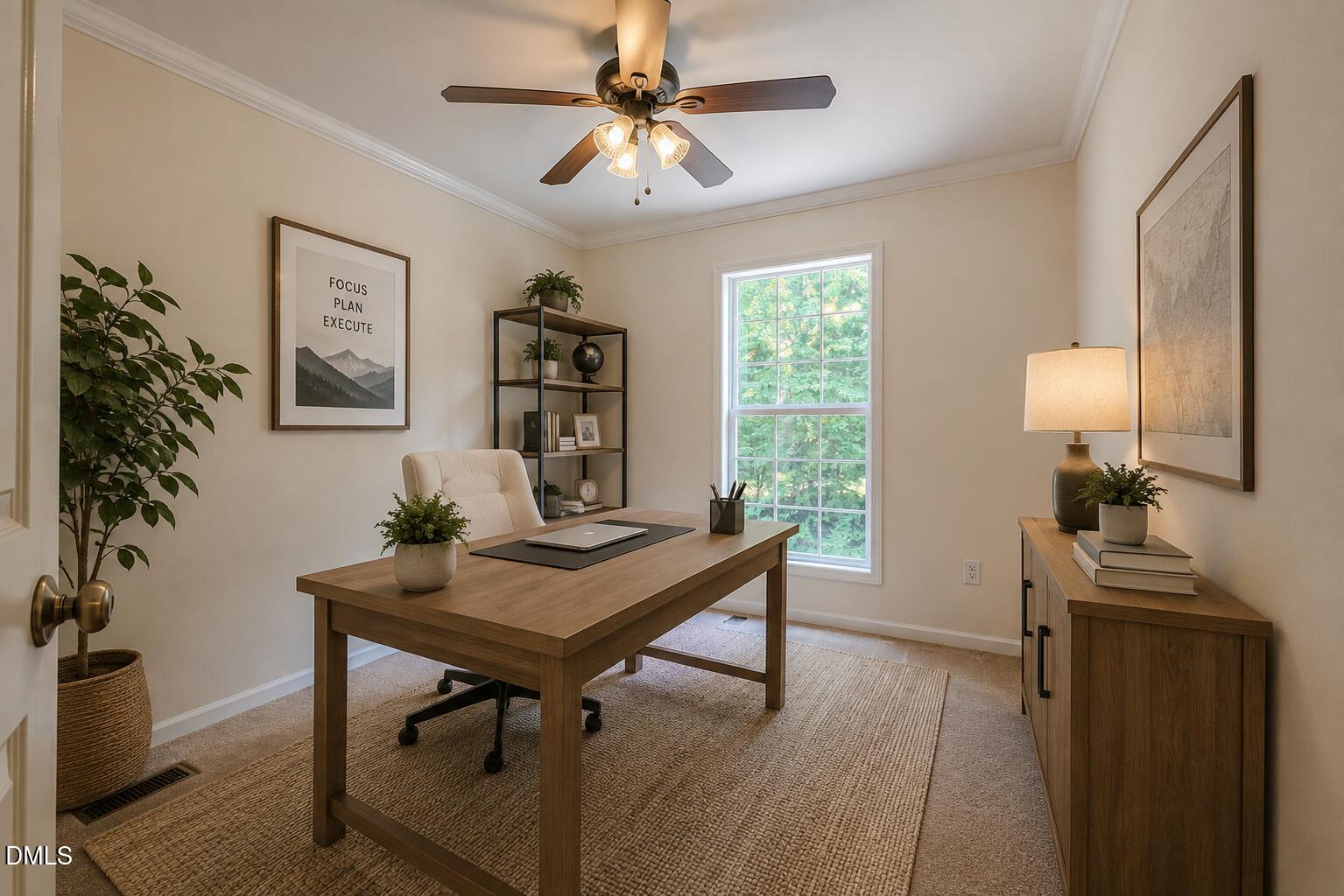 1806 Medfield Road Raleigh, NC 27607 - Photo 4 of 37 Medfield - downstairs office