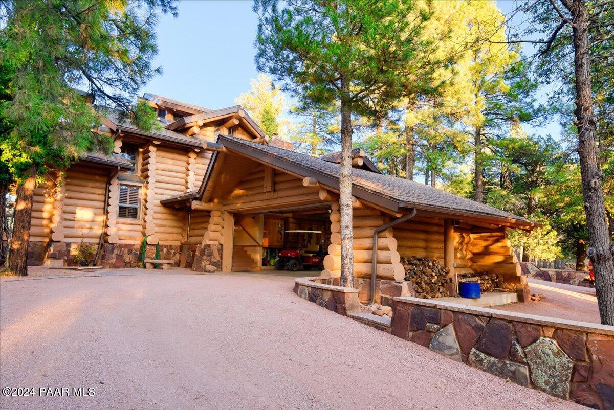 1804 Pyle Ranch Road Payson, AZ 85541 - Photo 11 of 113 a view of a car park in front of house