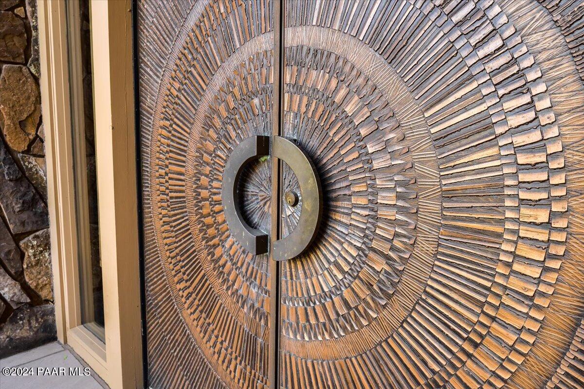1804 Pyle Ranch Road Payson, AZ 85541 - Photo 25 of 113 a view of a wooden door with a brick wall