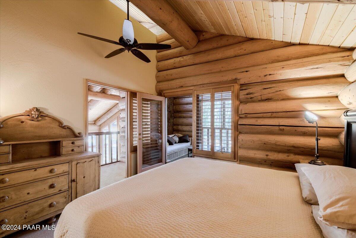 1804 Pyle Ranch Road Payson, AZ 85541 - Photo 63 of 113 a bedroom with a bed and a window