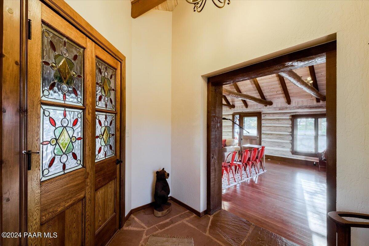 1804 Pyle Ranch Road Payson, AZ 85541 - Photo 100 of 113 a view of an entryway with wooden floor