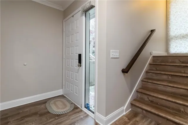 a view of an entryway