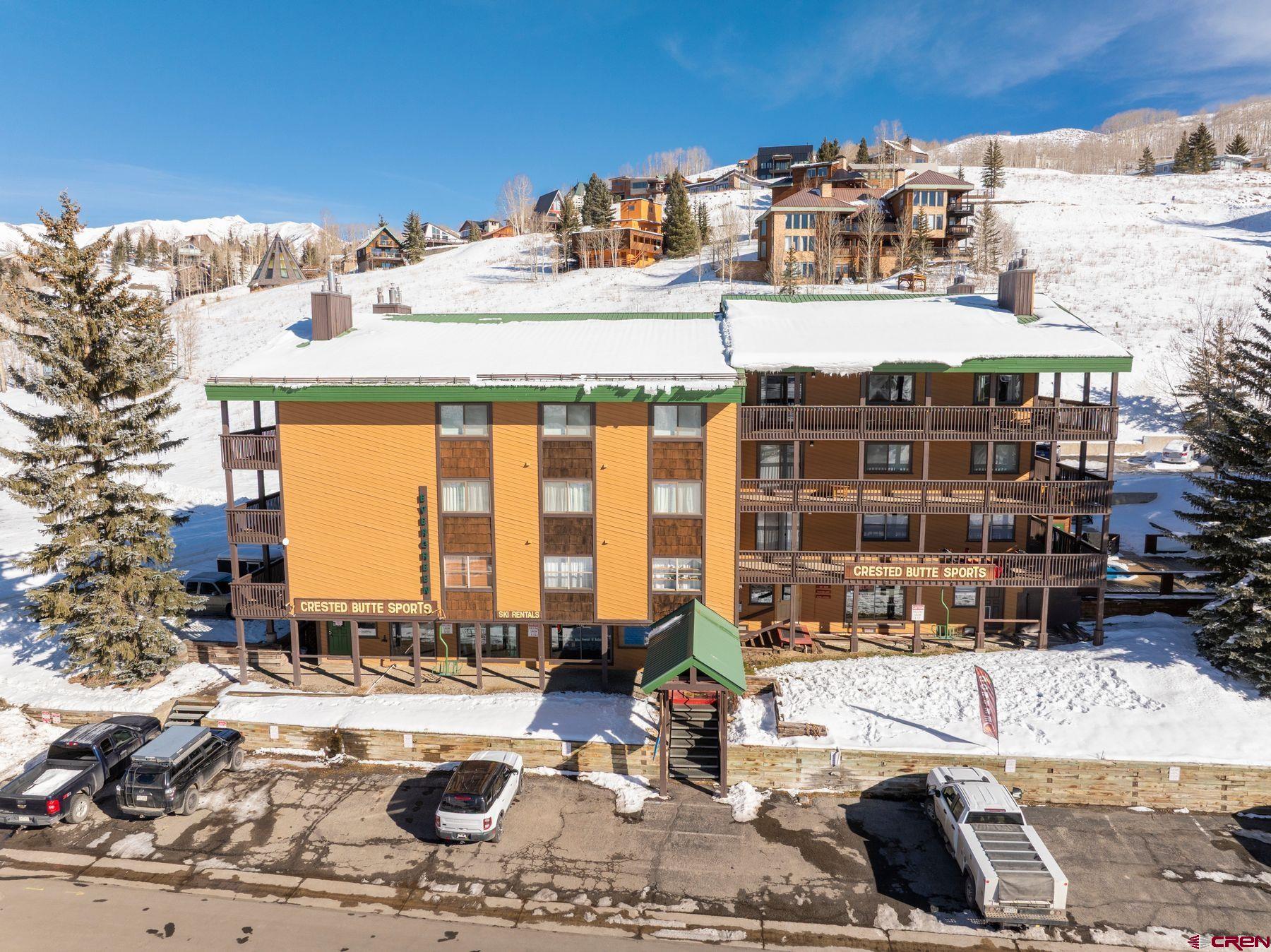 35 Emmons Road, Unit A Crested Butte, CO 81225 - Photo 25 of 28 a view of a building with a outdoor space