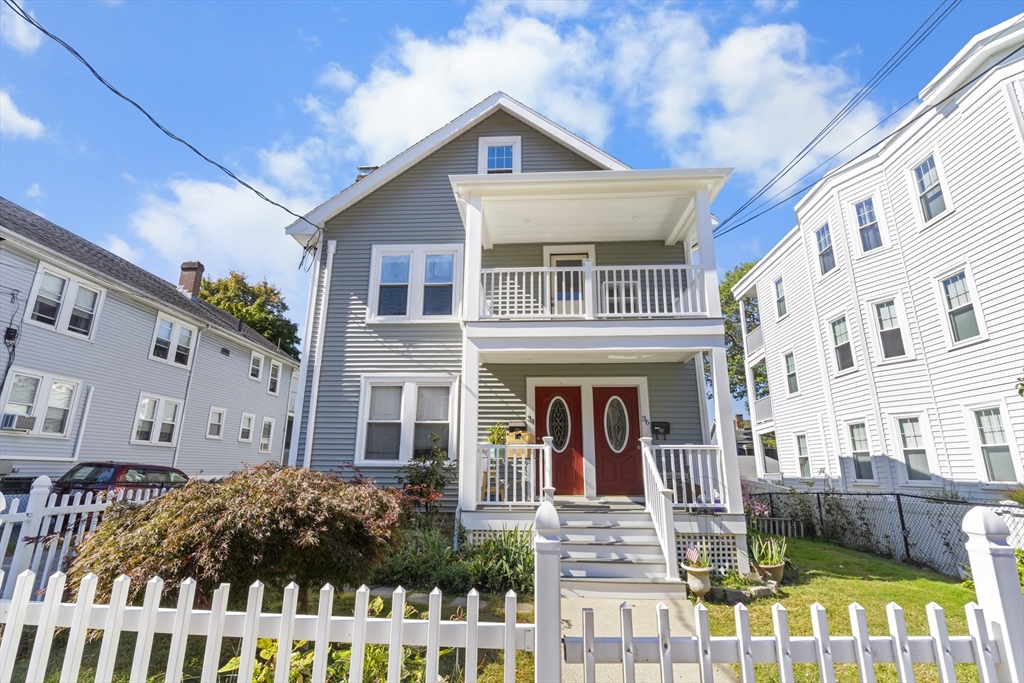 36 Turner Street, Unit 2 Boston, MA 02135 - Photo 31 of 31 a front view of a house with balcony