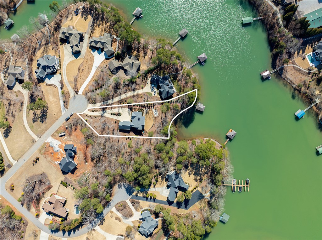 516 Pointe W Drive Seneca, SC 29672 - Photo 38 of 47 Aerial View of Lot