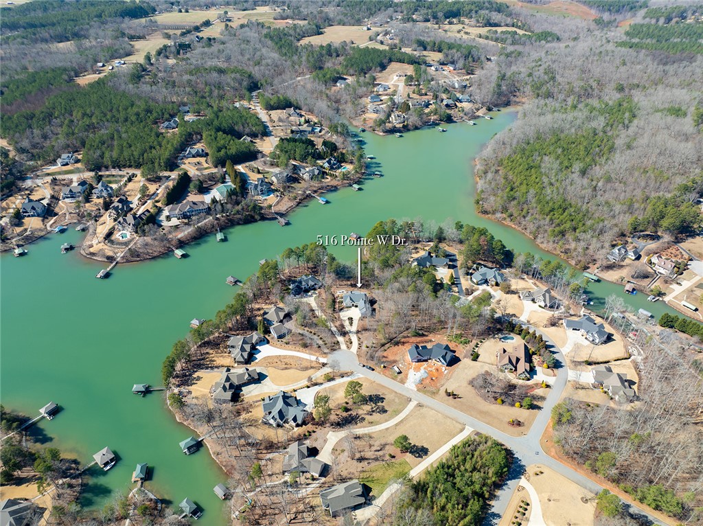 516 Pointe W Drive Seneca, SC 29672 - Photo 39 of 47 Aerial View of Lot