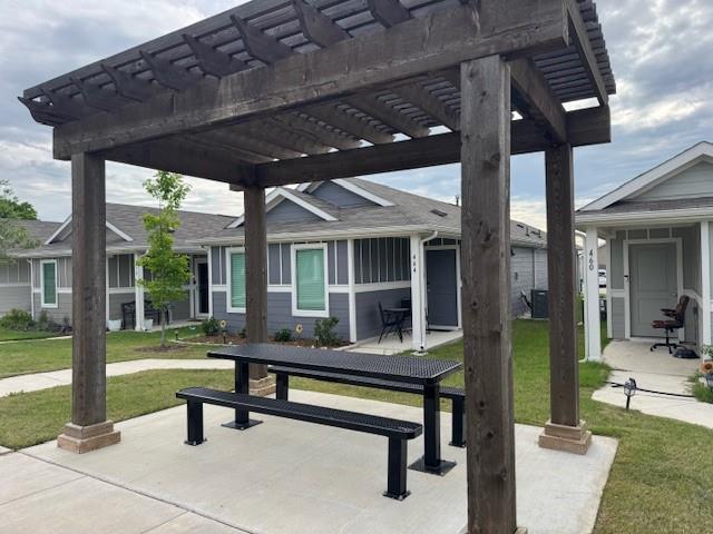 464 Reverie Way Ferris, TX 75125 - Photo 21 of 21 a backyard of a house with barbeque oven table and chairs