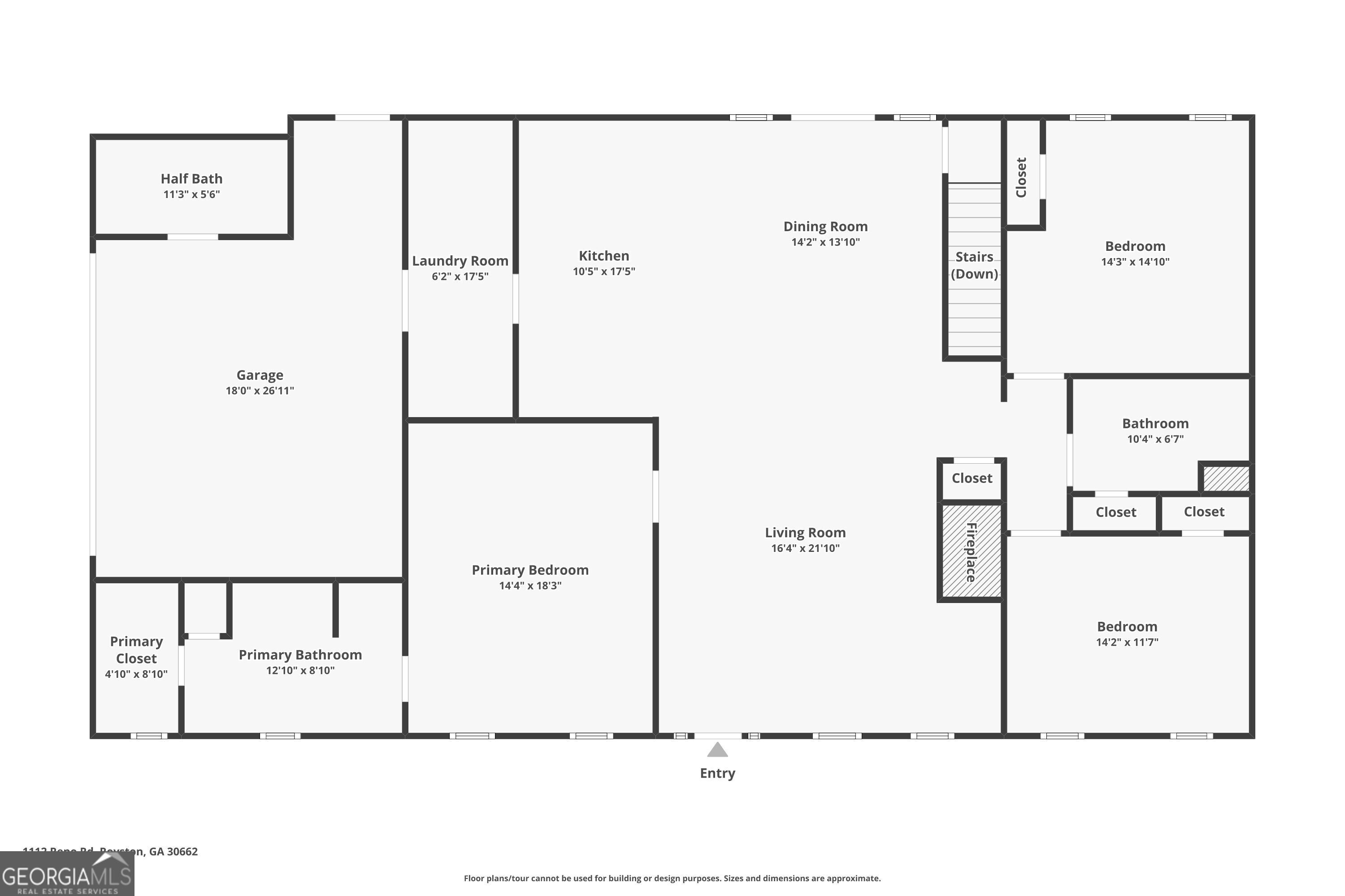 1112 Reno Road Royston, GA 30662 - Photo 73 of 74 a picture of a wall with a white wall and a white top
