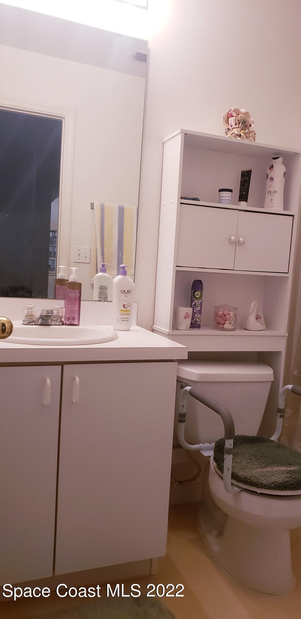 1260 Daton Road Southwest Palm Bay, FL 32908 - Photo 10 of 17 a bathroom with a sink and a mirror