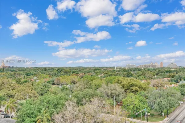 a view of a building with a window
