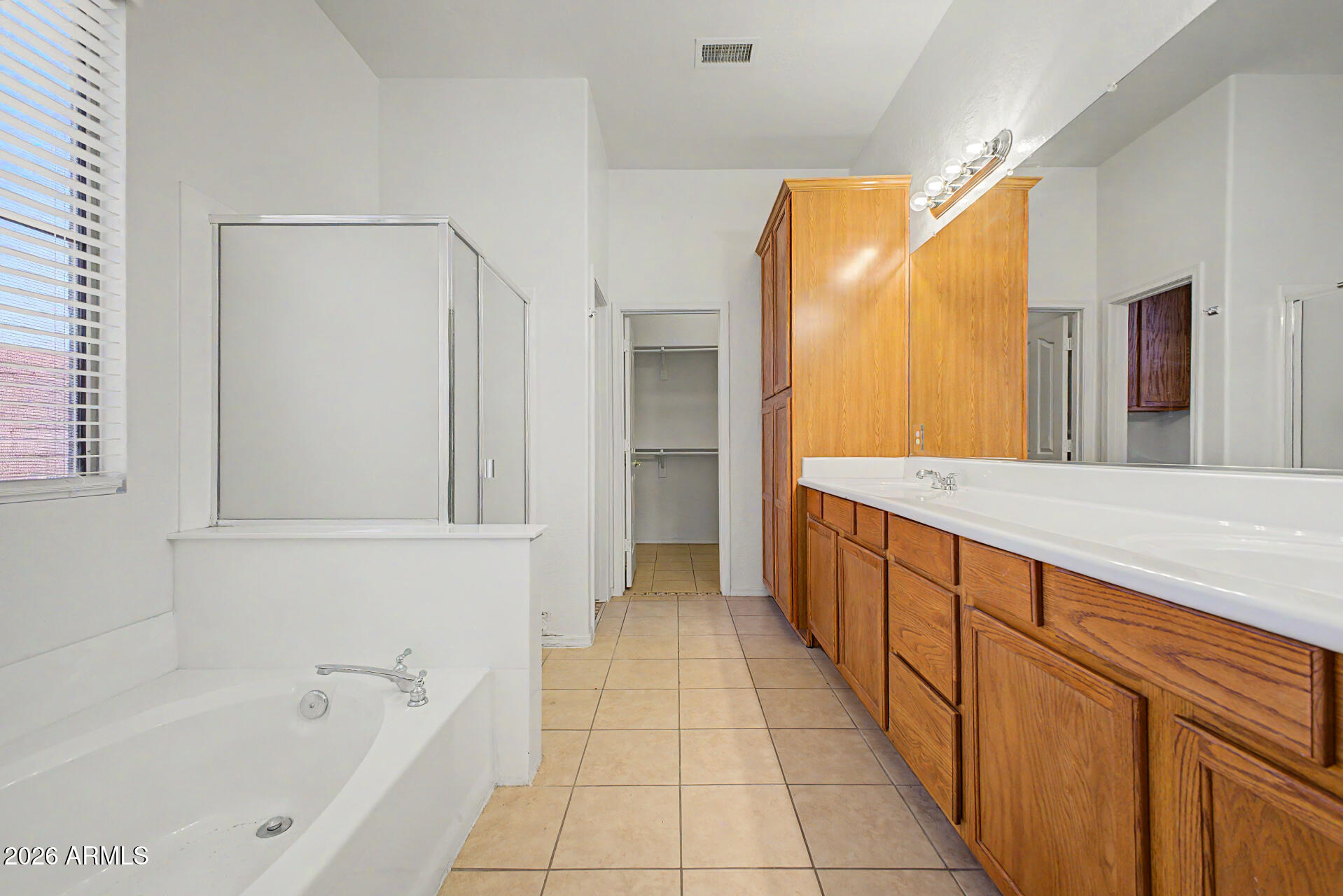 11199 West Monte Vista Road Avondale, AZ 85392 - Photo 17 of 36 a large bathroom with a bathtub and a sink