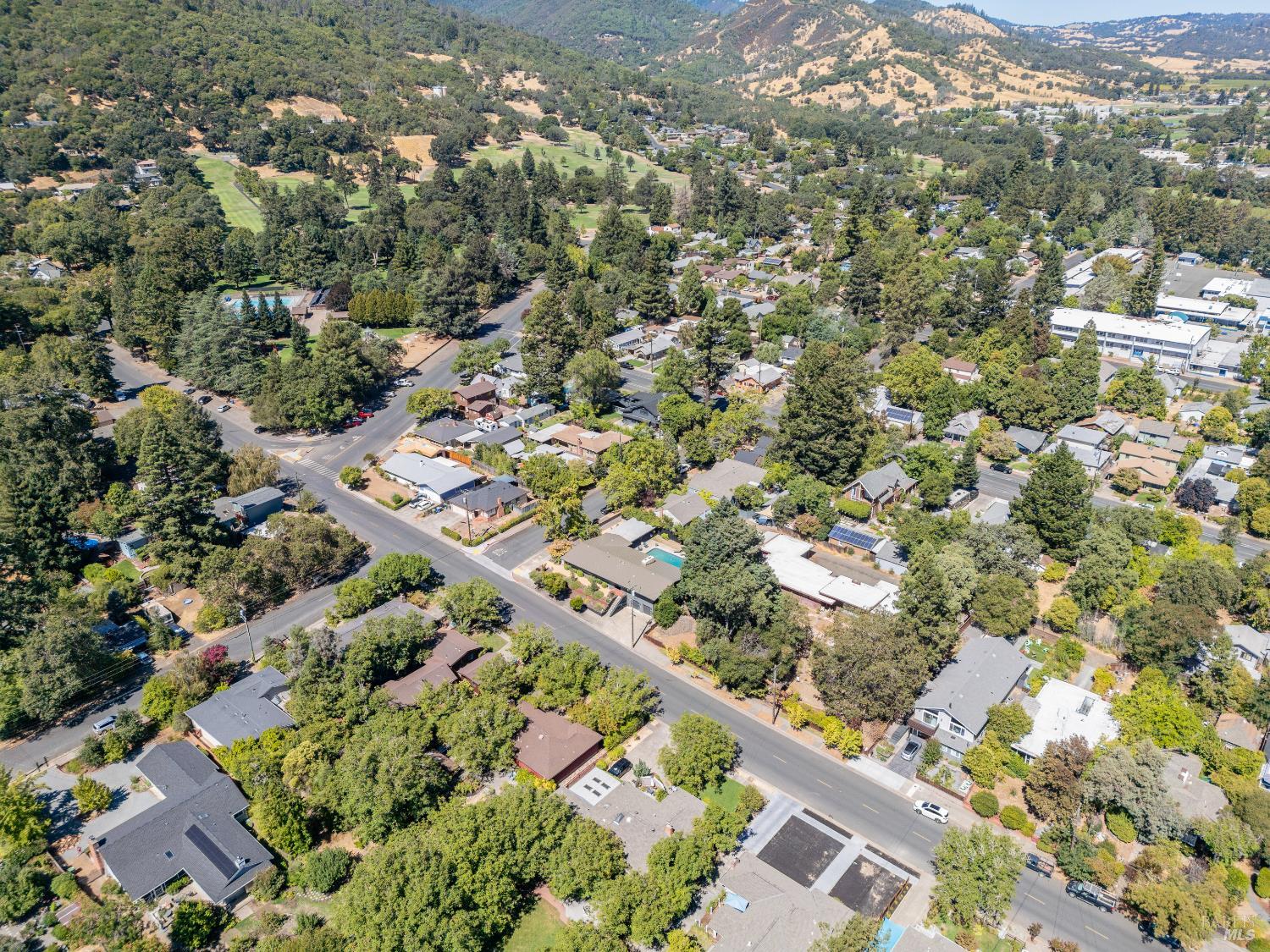 788 Walnut Avenue Ukiah, CA 95482 - Photo 33 of 36 an aerial view of residential houses with outdoor space