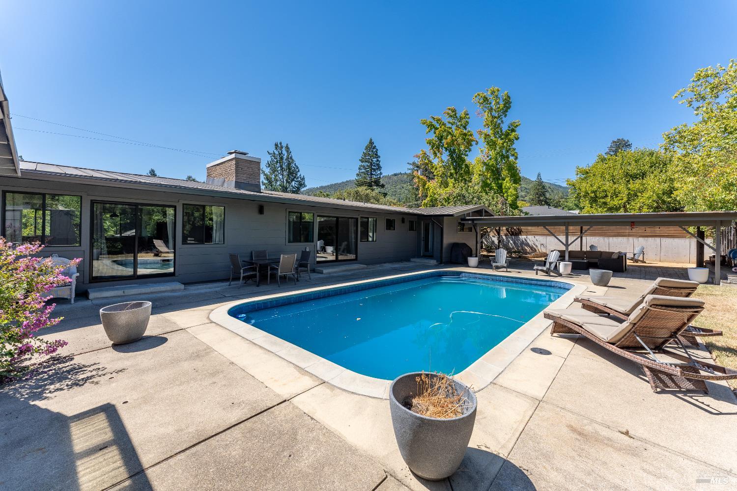 788 Walnut Avenue Ukiah, CA 95482 - Photo 8 of 36 a view of outdoor space yard swimming pool and patio