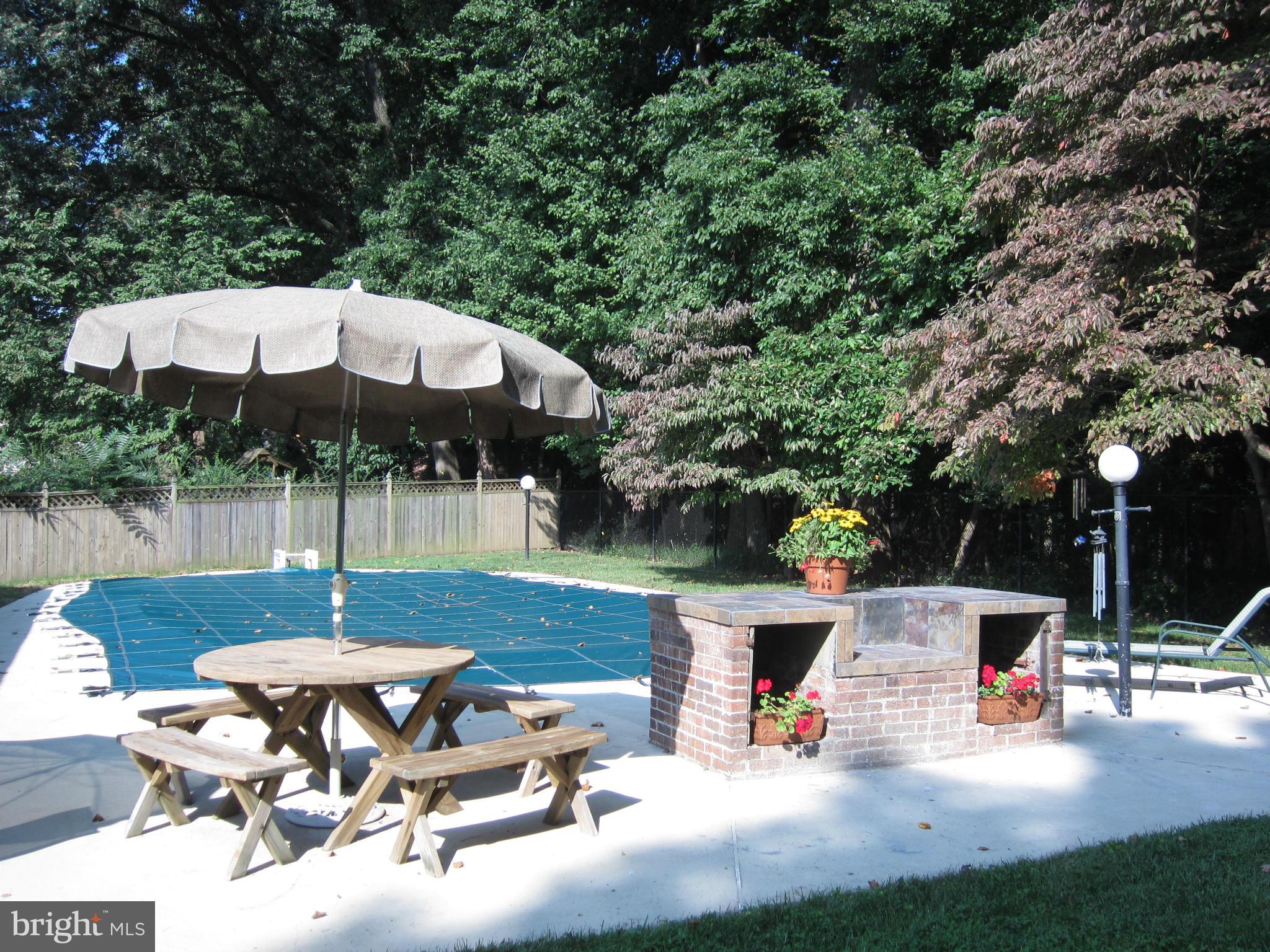 15212 Winstead Lane Silver Spring, MD 20905 - Photo 28 of 30 Built in Grilling by the pool