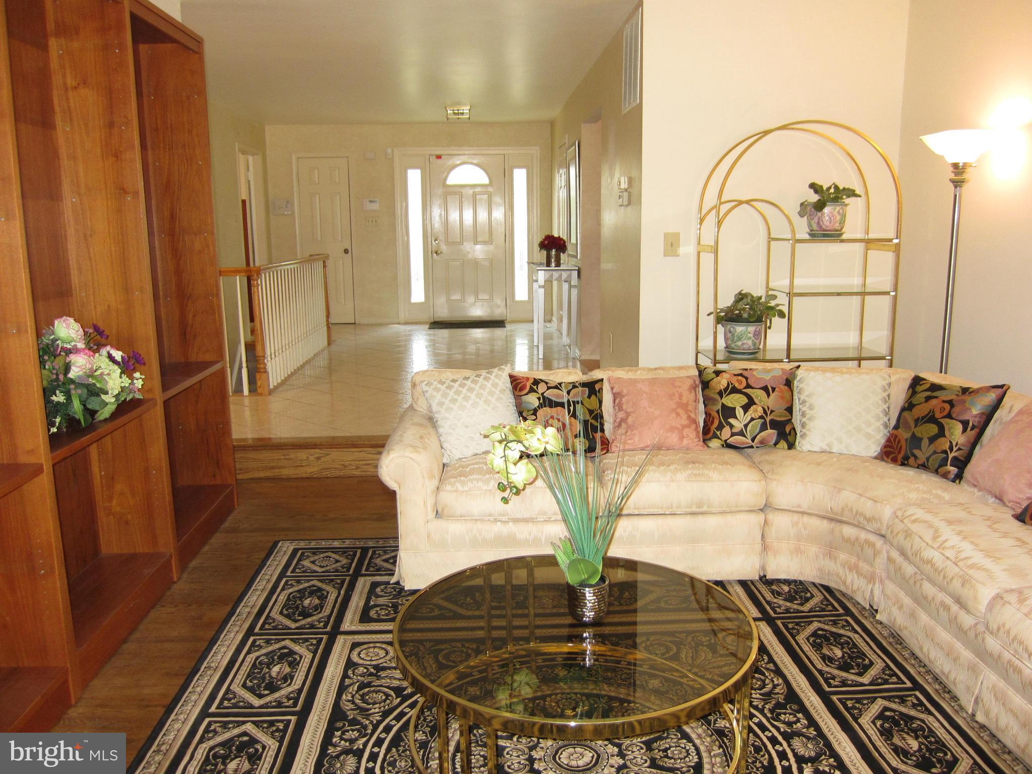 Family Room opens to foyer