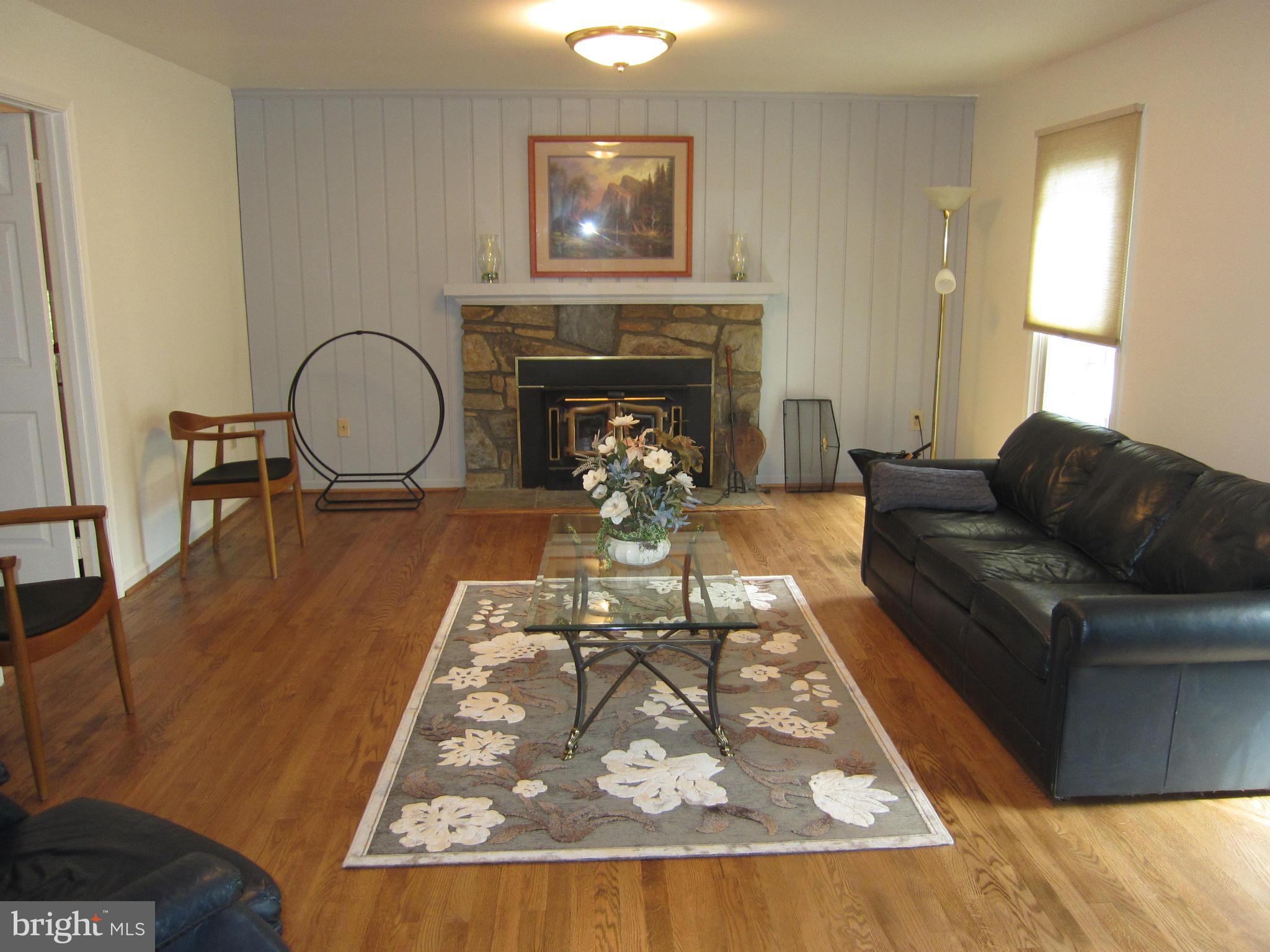 Living Room with Fireplace