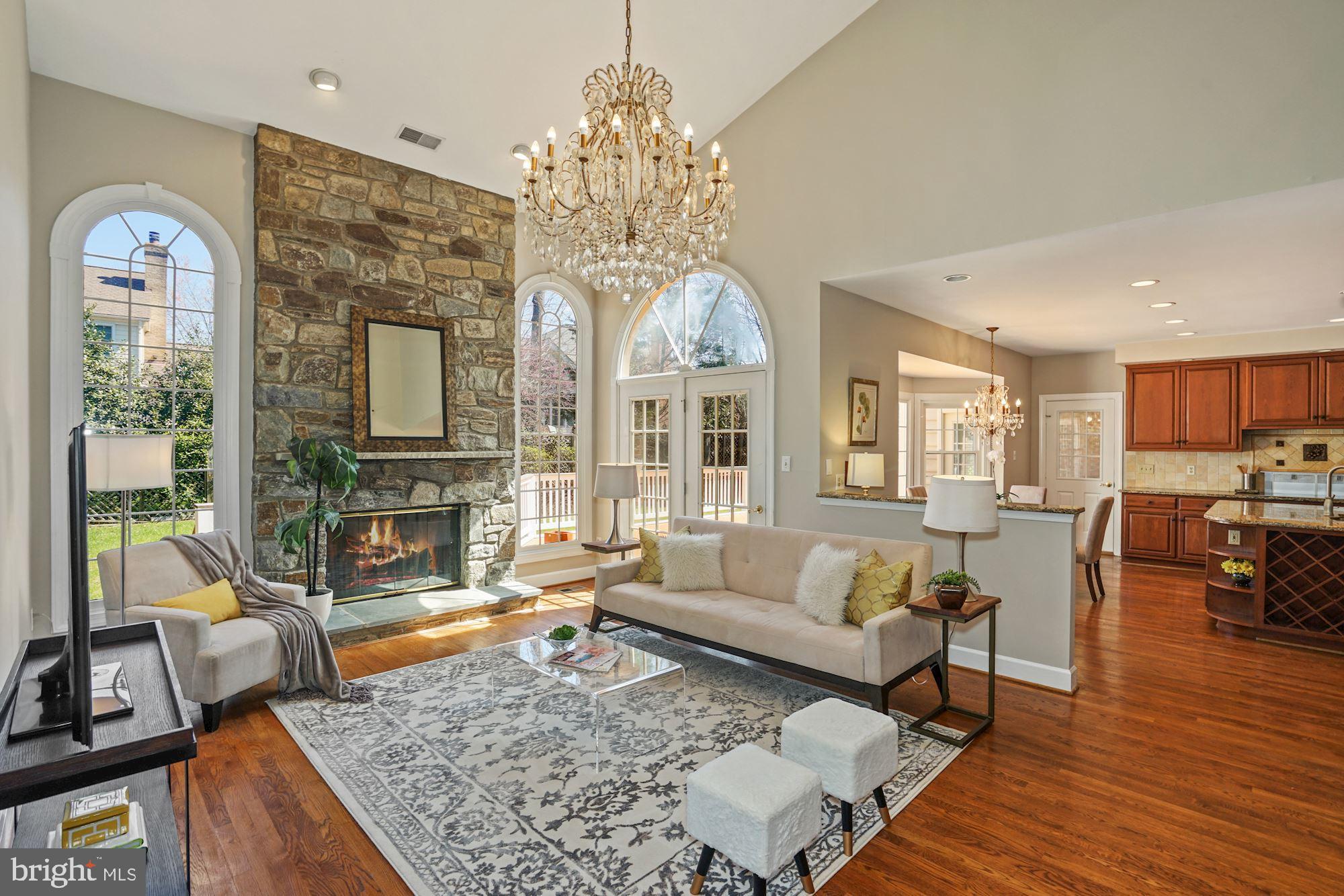 8913 Bells Mill Road Potomac, MD 20854 - Photo 18 of 48 Two-Story Family Room