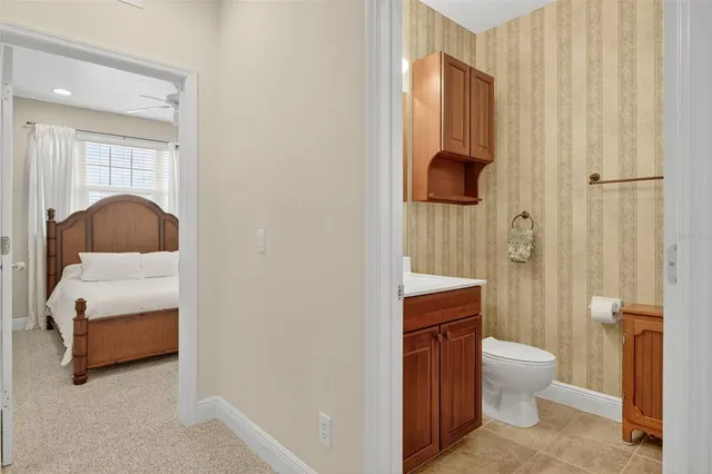 a house view with a garden space