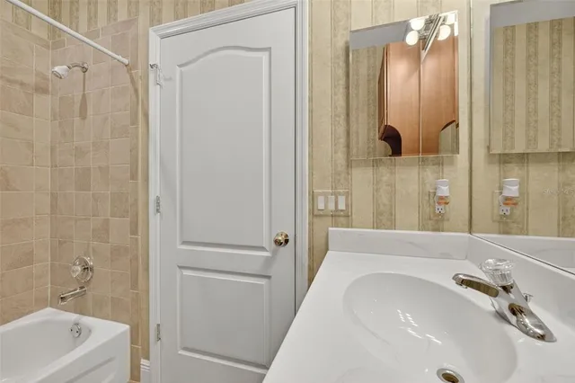 a house view with a garden space