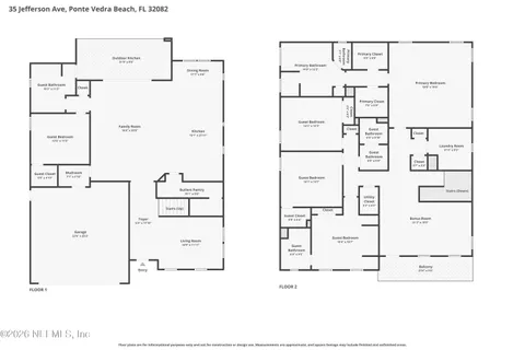 $2,600,000 | 35 Jefferson Avenue, Ponte Vedra Beach, FL 32082