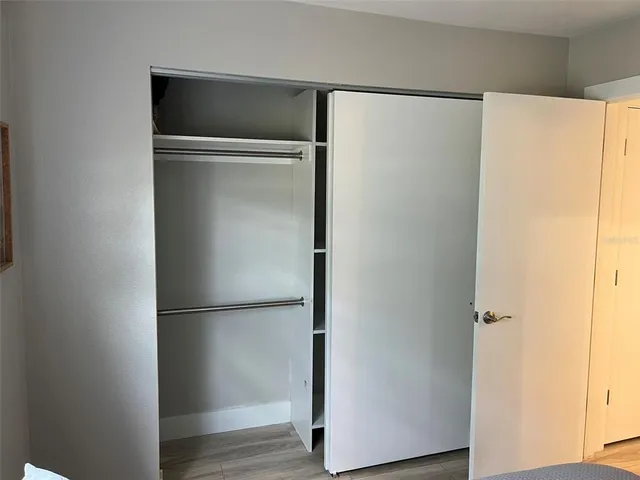 a view of walk in closet with empty space