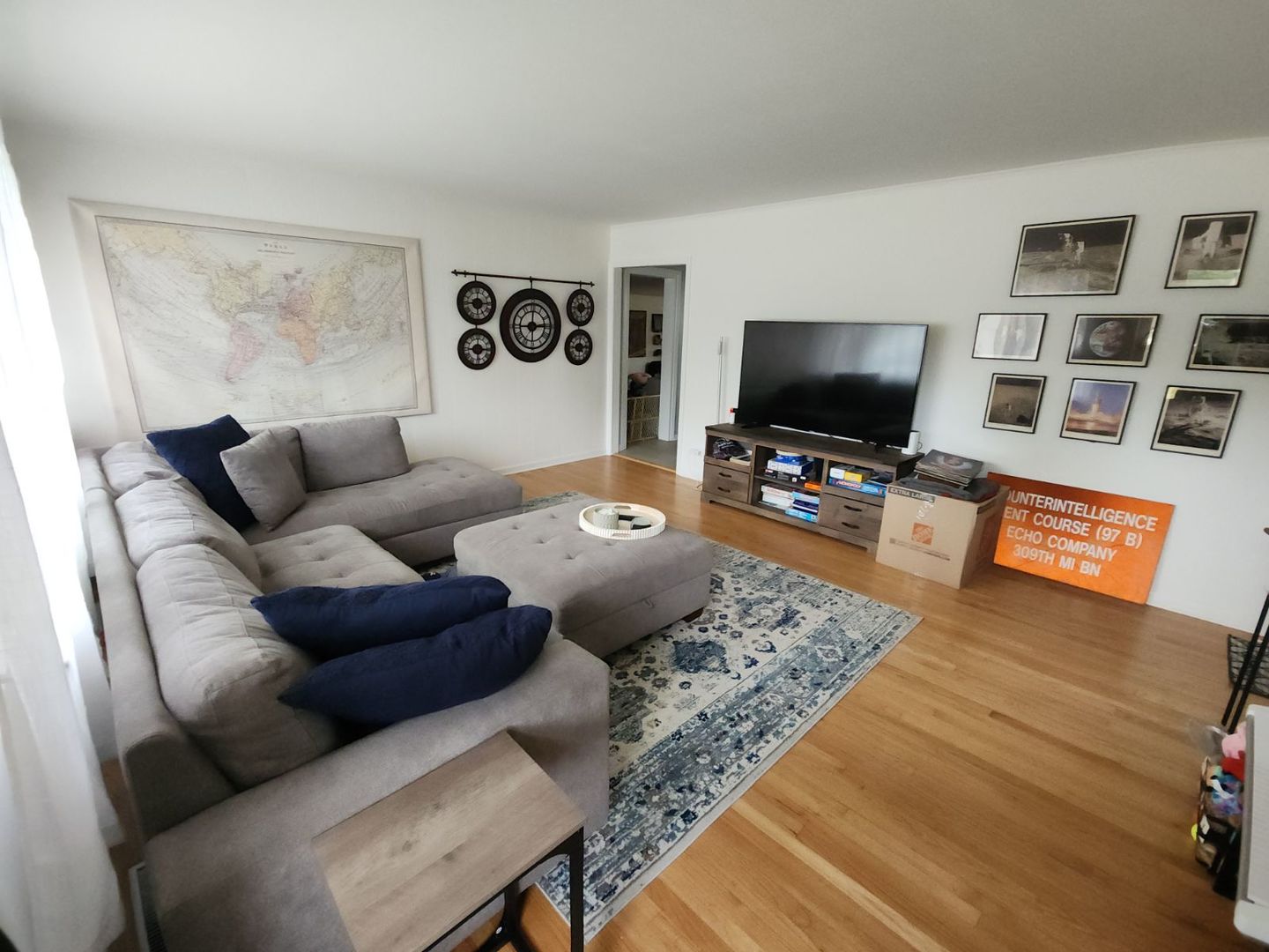 1111 Midway Road Northbrook, IL 60062 - Photo 2 of 15 a living room with furniture and a flat screen tv