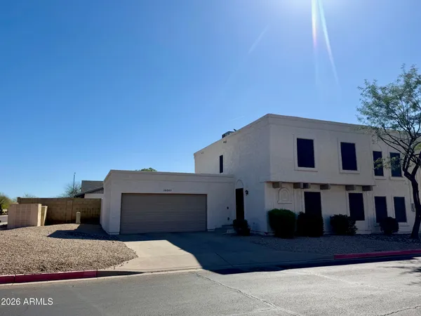 a house view with a outdoor space