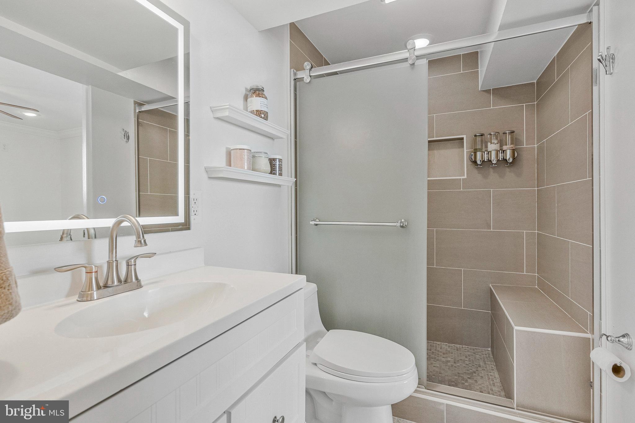 400 East Poplar Road Sterling, VA 20164 - Photo 29 of 40 Lower Level Full Bathroom