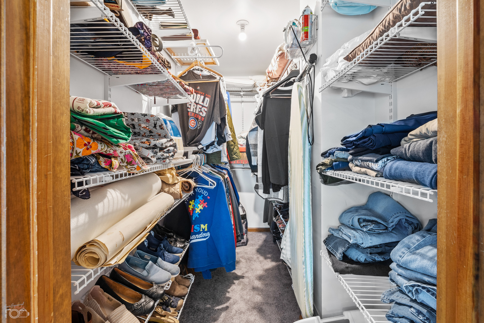 16015 West Baker Road Manhattan, IL 60442 - Photo 47 of 66 a view of walk in closet with clothes and shoes