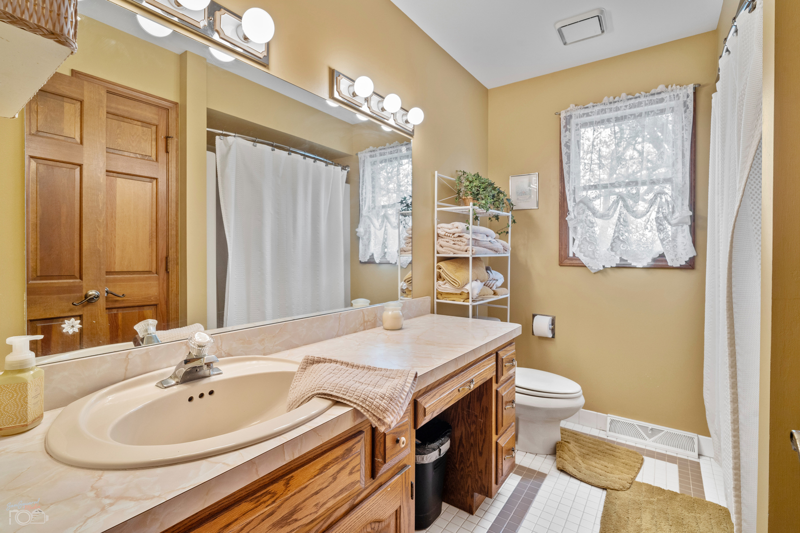 16015 West Baker Road Manhattan, IL 60442 - Photo 51 of 66 a bathroom with a sink and a mirror