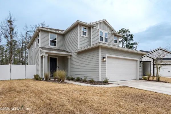 a view of a house with a outdoor space
