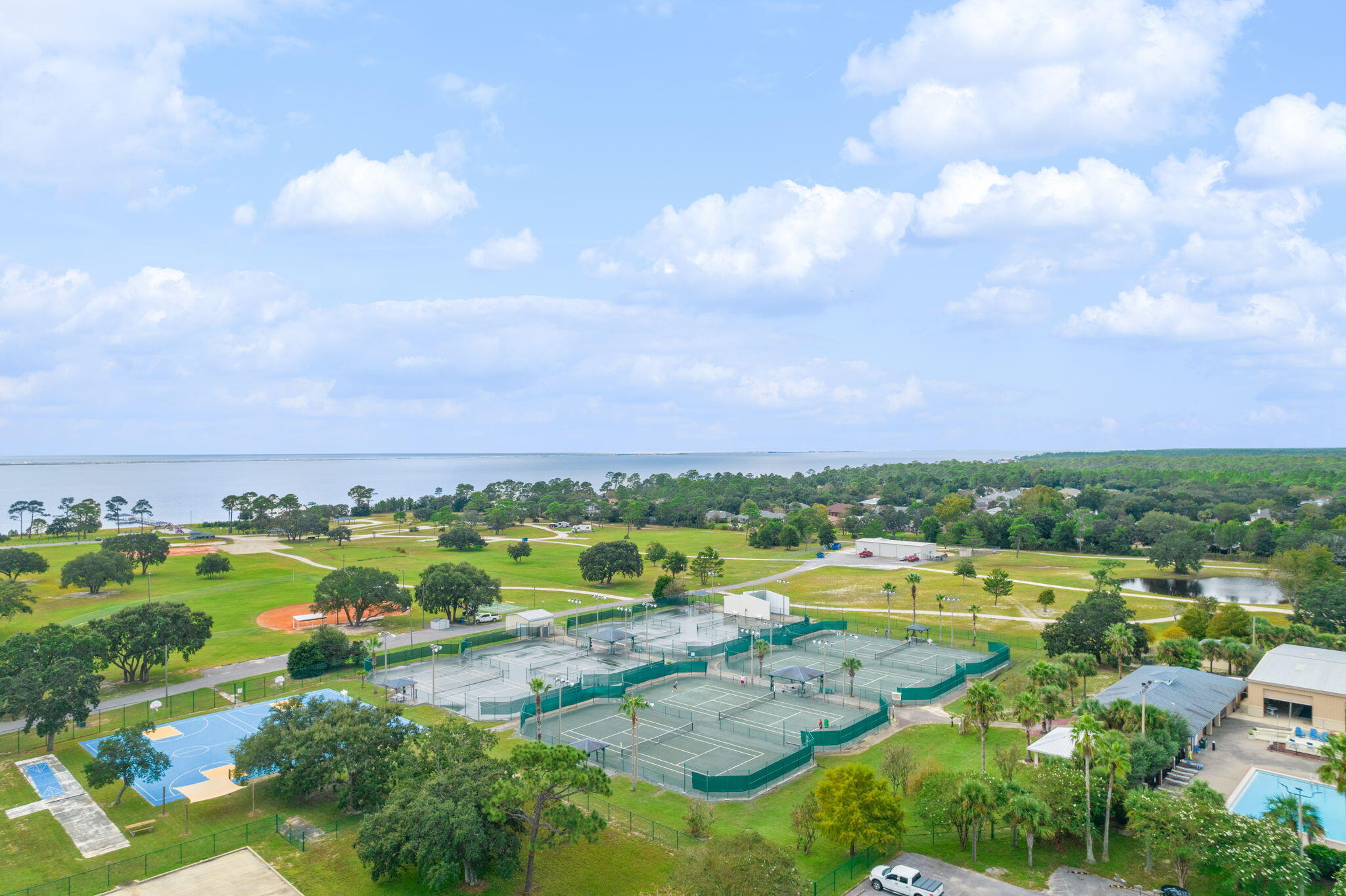 2519 Valley Road Navarre, FL 32566 - Photo 85 of 94 HBTS Aerial courts
