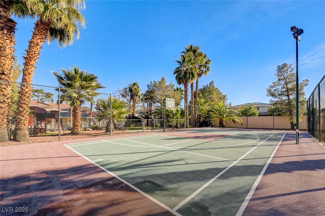 2955 El Camino Road Las Vegas, NV 89146 - Photo 8 of 99 View of tennis court featuring community basketball court