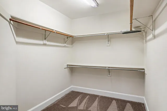 a view of walk in closet
