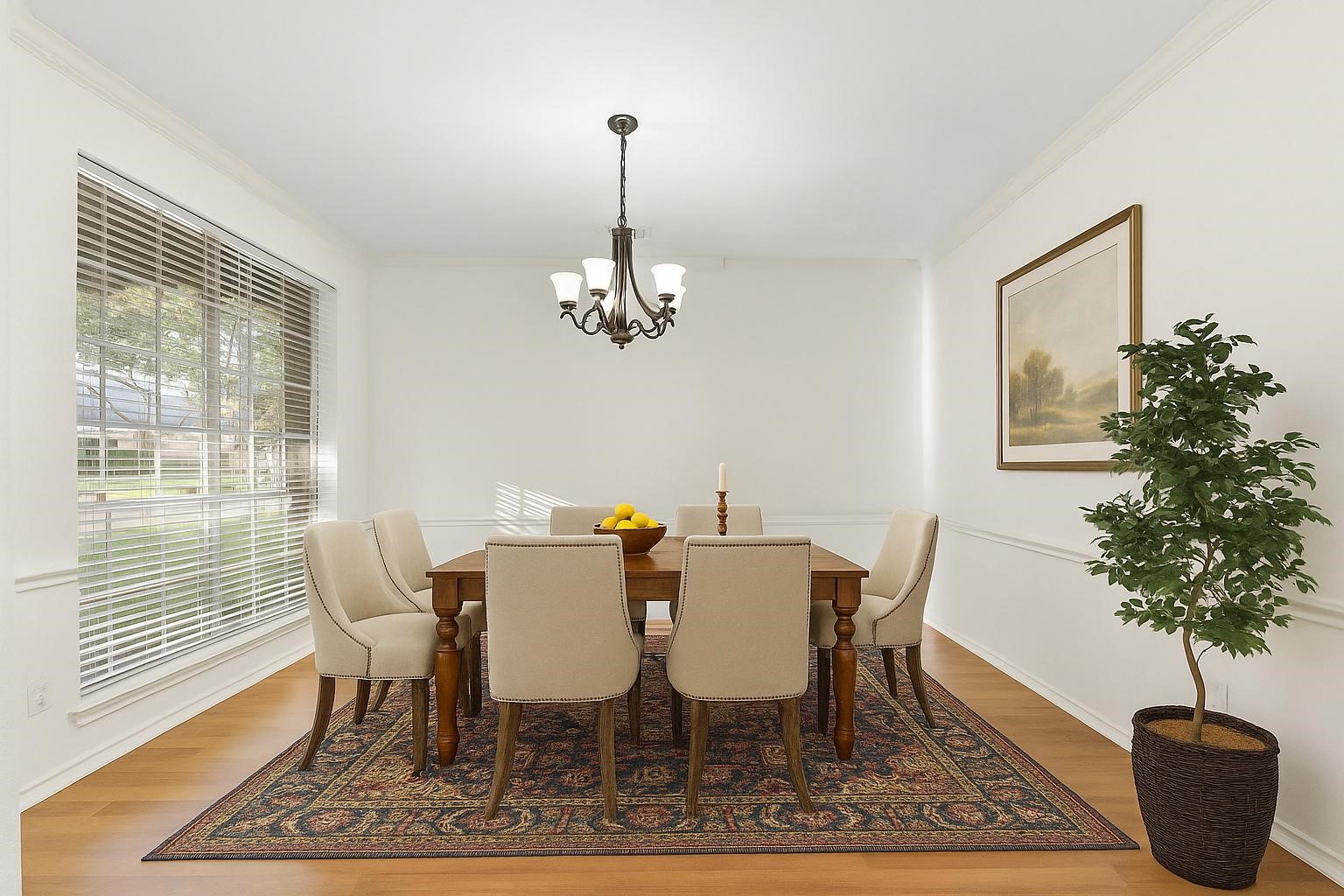 8550 Waiting Spring Circle Houston, TX 77095 - Photo 3 of 32 a view of a dining room with furniture window and wooden floor