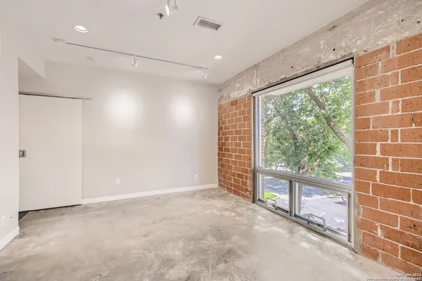 a view of an empty room