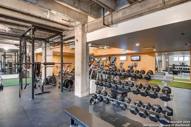 a view of a house with outdoor kitchen