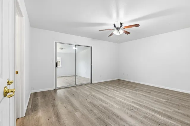 wooden floor in an empty room