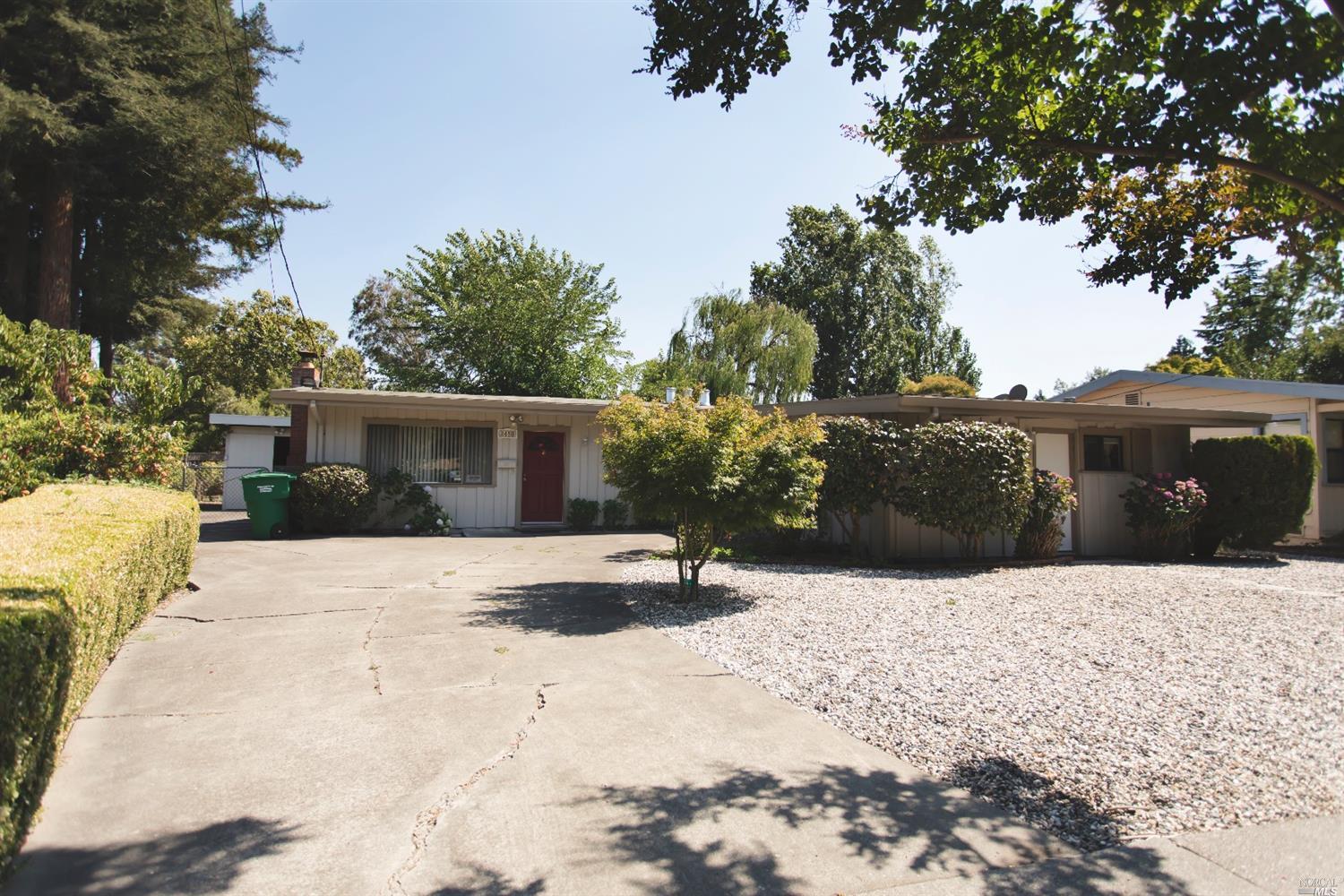 a street view covered with snow