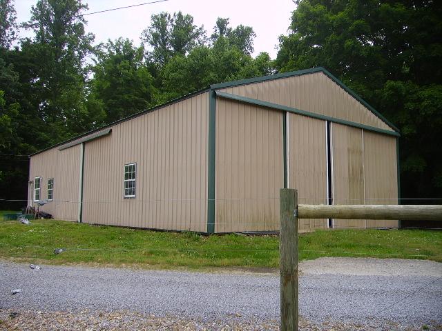 1909 Galen Road Lafayette, TN 37083 - Photo 11 of 17 Detached Garage/Metal Shop - Concrete Floor, Electricity, Office w/Bathroom plus Overhead Storage.