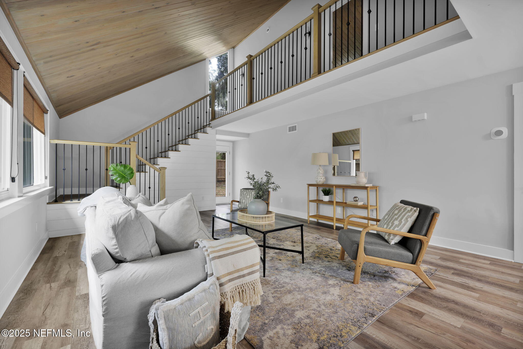 431 19th Street North Jacksonville Beach, FL 32250 - Photo 4 of 53 a living room with furniture and a wooden floor