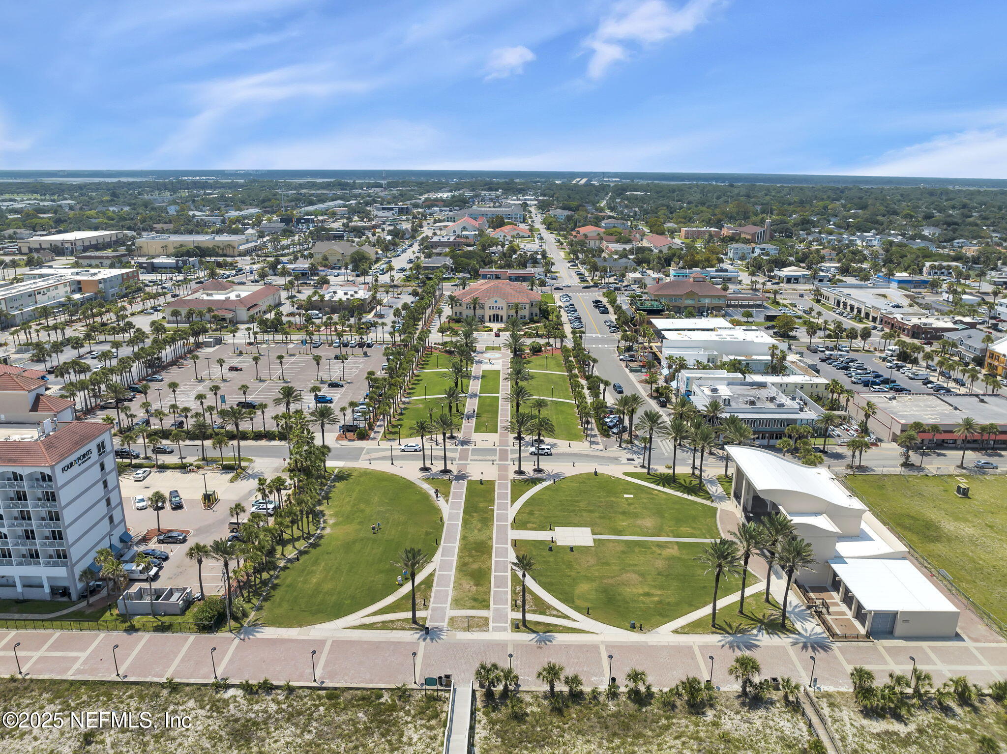 431 19th Street North Jacksonville Beach, FL 32250 - Photo 53 of 53 an aerial view of residential houses with outdoor space and swimming pool