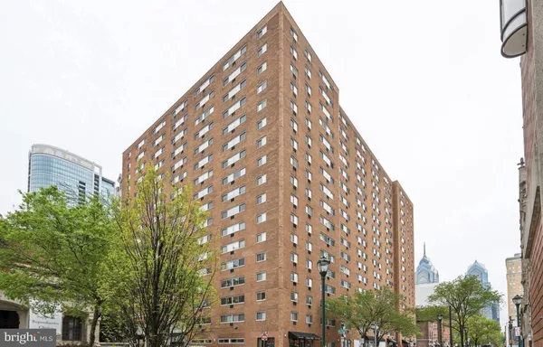 a view of a tall building