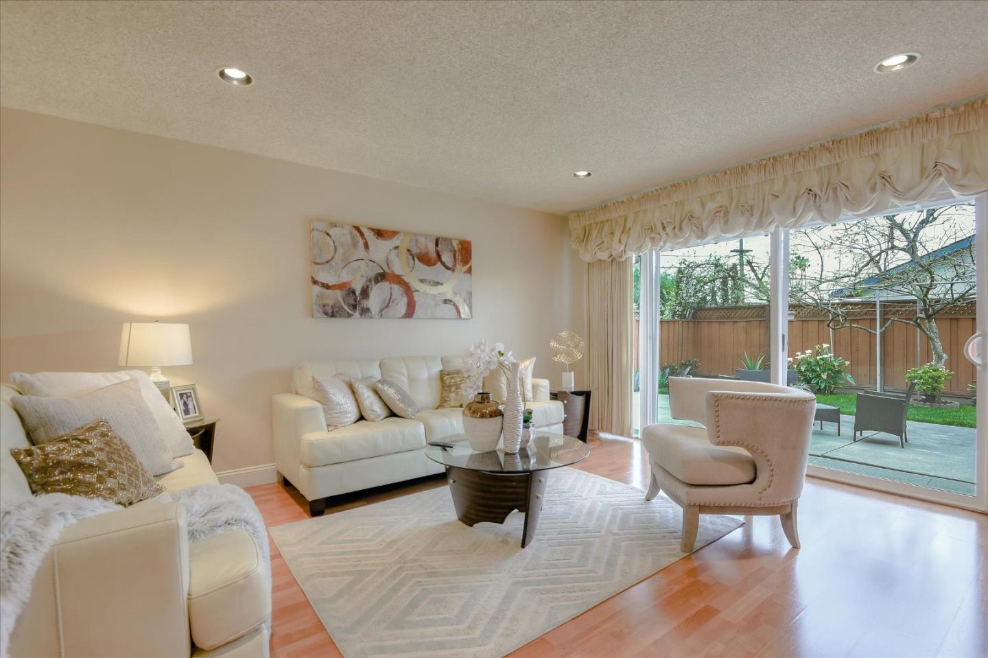 3696 Norfolk Road Fremont, CA 94538 - Photo 8 of 34 a living room with furniture and a large window