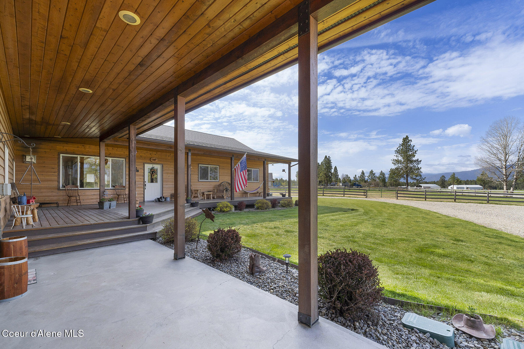 135 Honeysuckle Road Bonners Ferry, ID 83805 - Photo 18 of 28 The Covered Front Porch