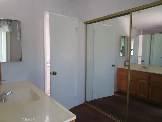 a view of a garden with a fountain