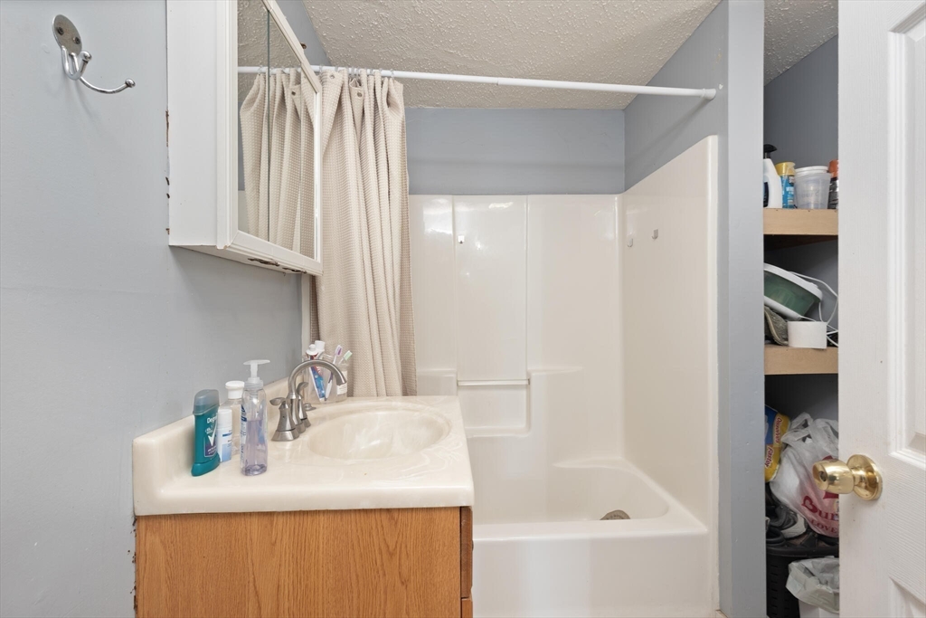 74 Chestnut Street Chelsea, MA 02150 - Photo 26 of 37 a bathroom with a sink vanity and a mirror