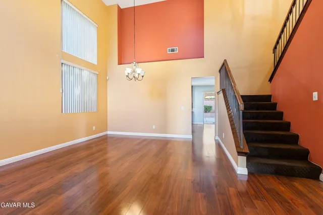 wooden floor with a window