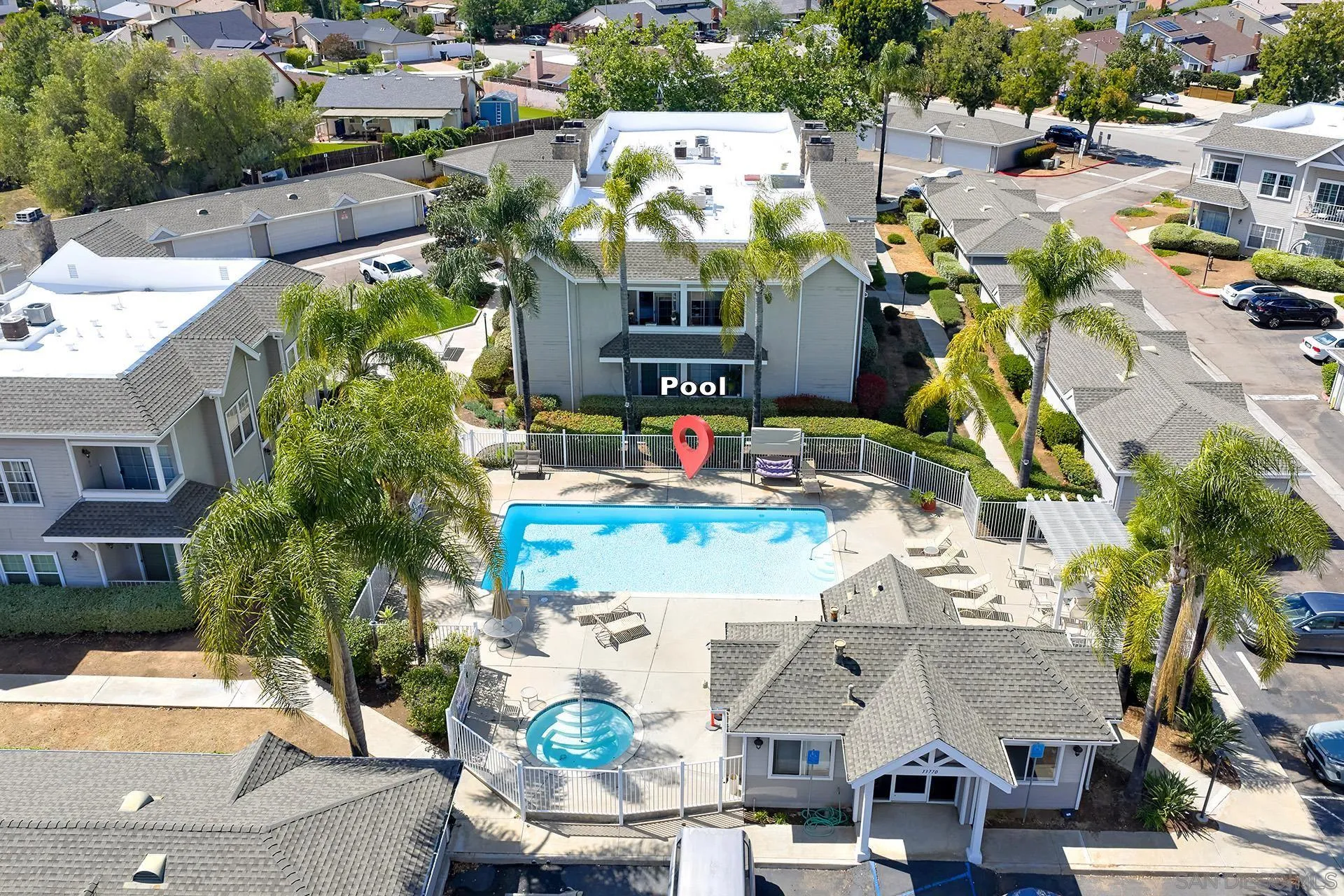 13826 Midland Road Poway, CA 92064 - Photo 23 of 38 an aerial view of multiple houses with yard